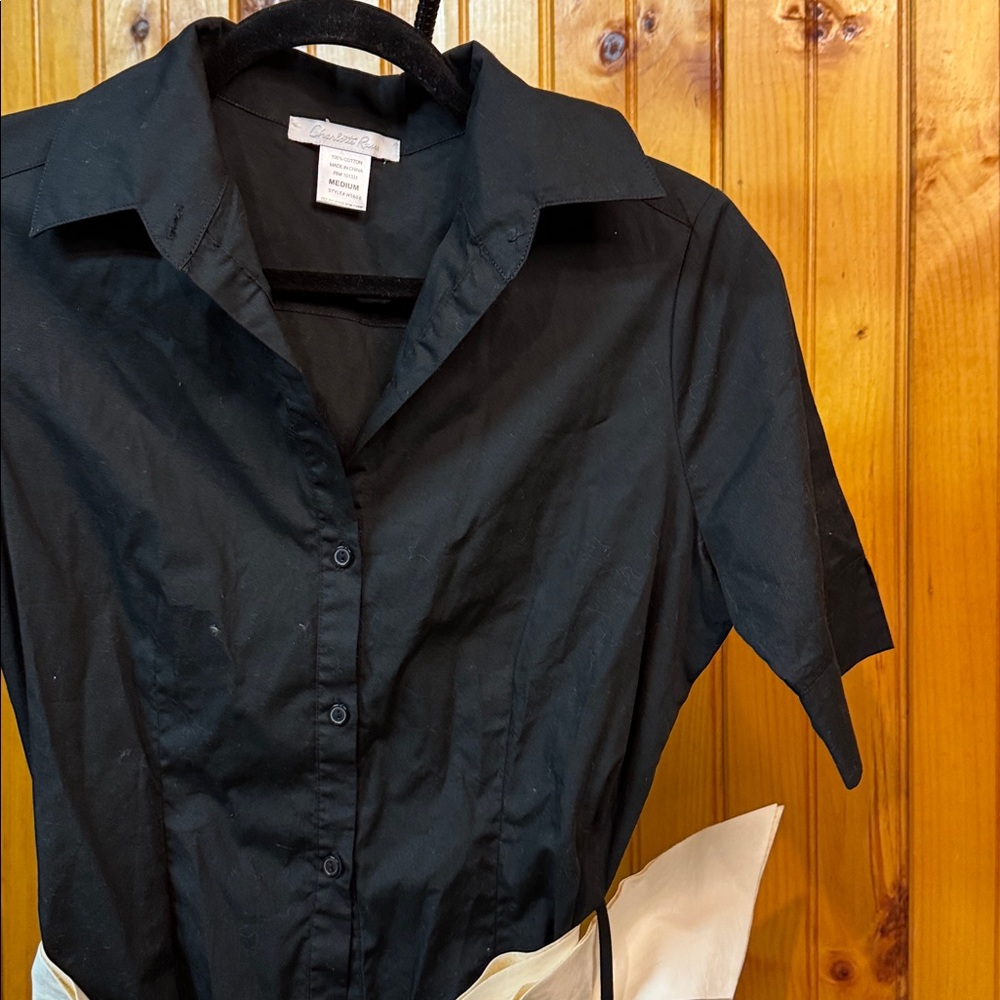 Charlotte Russe blouse with belt - Picture 5 of 6